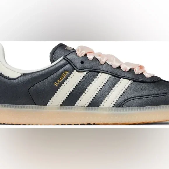 Samba 'Black Wonder Quartz Ribbon Laces' - Picture 3 of 6